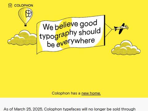 Colophon has moved