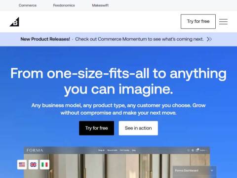 Commerce built for momentum. | BigCommerce