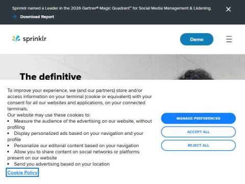 Sprinklr: The Definitive AI-Native Customer Experience Platform