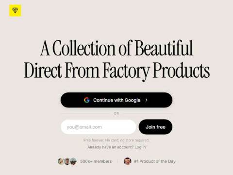 A curated list of the best direct from factory products | Thieve
