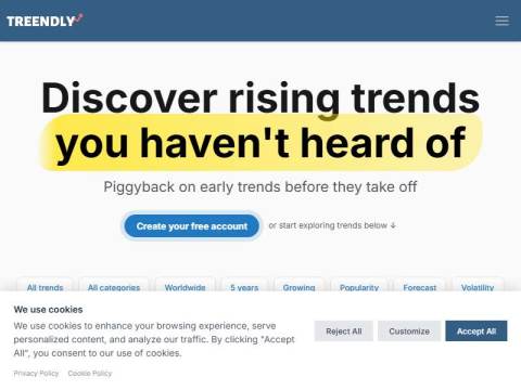 Treendly | Discover Rising Trends Before They Go Mainstream