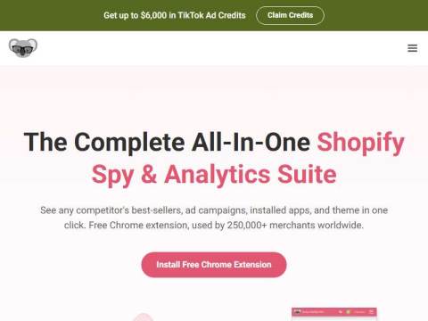Koala Apps 🐨 All-In-One Shopify Spy & Analytics Suite