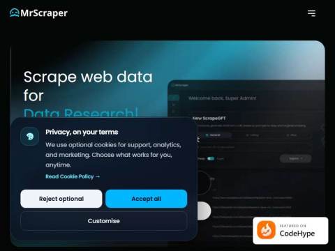 Scrape Any Website with AI & Proxies | MrScraper