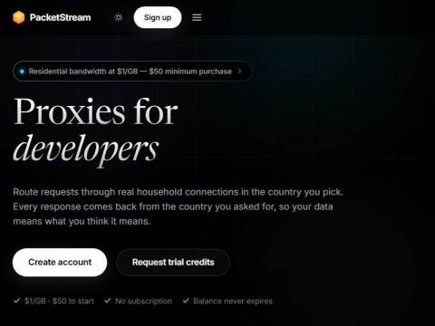 PacketStream: Scalable, Reliable Residential Proxy Solutions