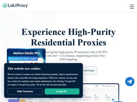 LokiProxy – Premium Residential Proxies Built for You